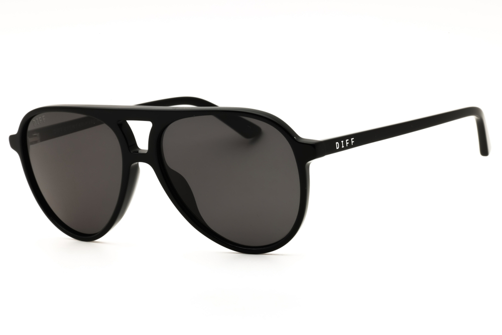 NEW DIFF Eyewear TOSCAII DE01-0638 Black Sunglasses Authentic
